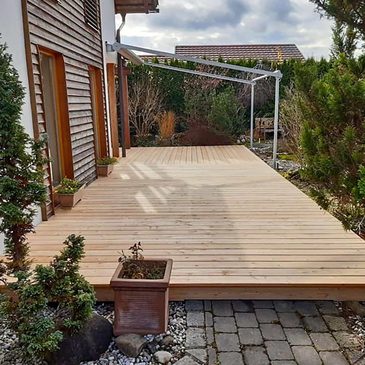 Terrassendiele Lärche glatt - superstark 28mm! - Image 5