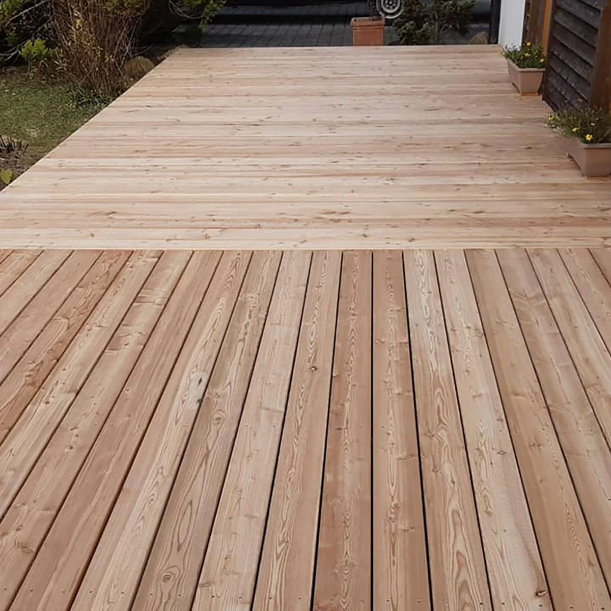 Terrassendiele Lärche Woody 2. Wahl - superstark 28mm! - Image 4