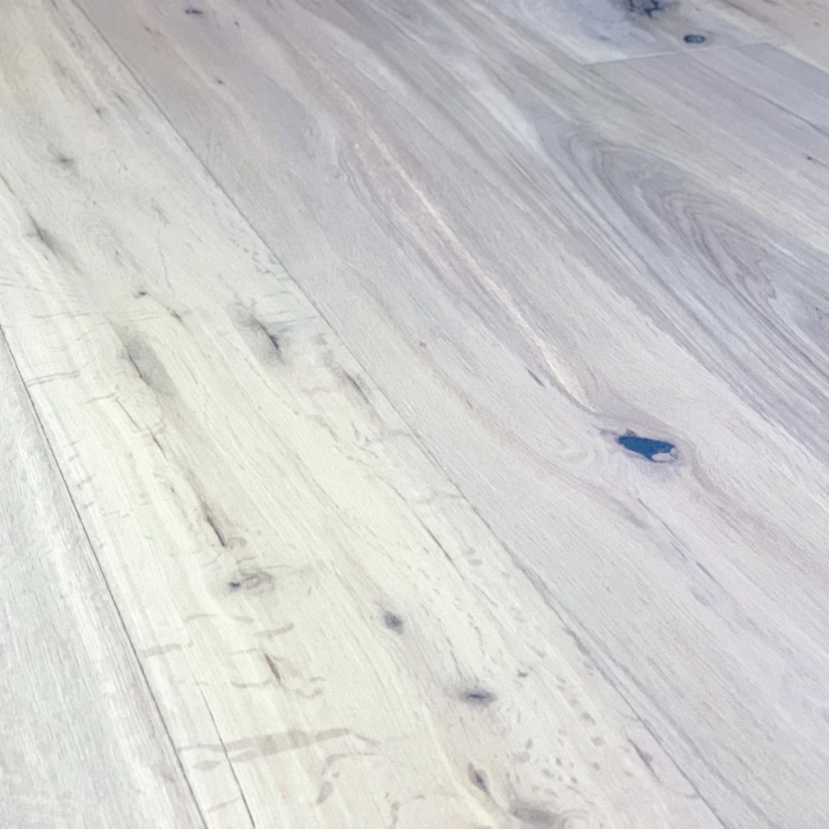 Reste Rampe - Fußboden Eiche Landhausdiele weiß geölt 3-Schicht Parkett - Image 4