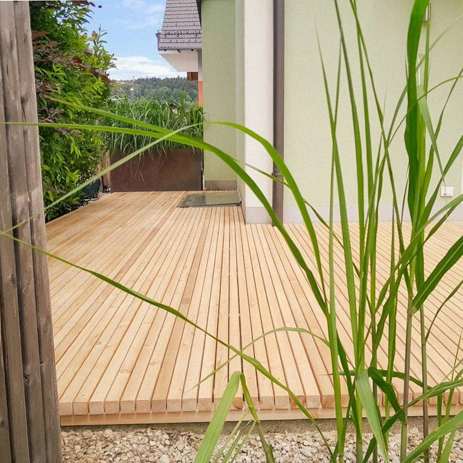 Terrassendiele Lärche glatt - Lattenoptik - Image 3